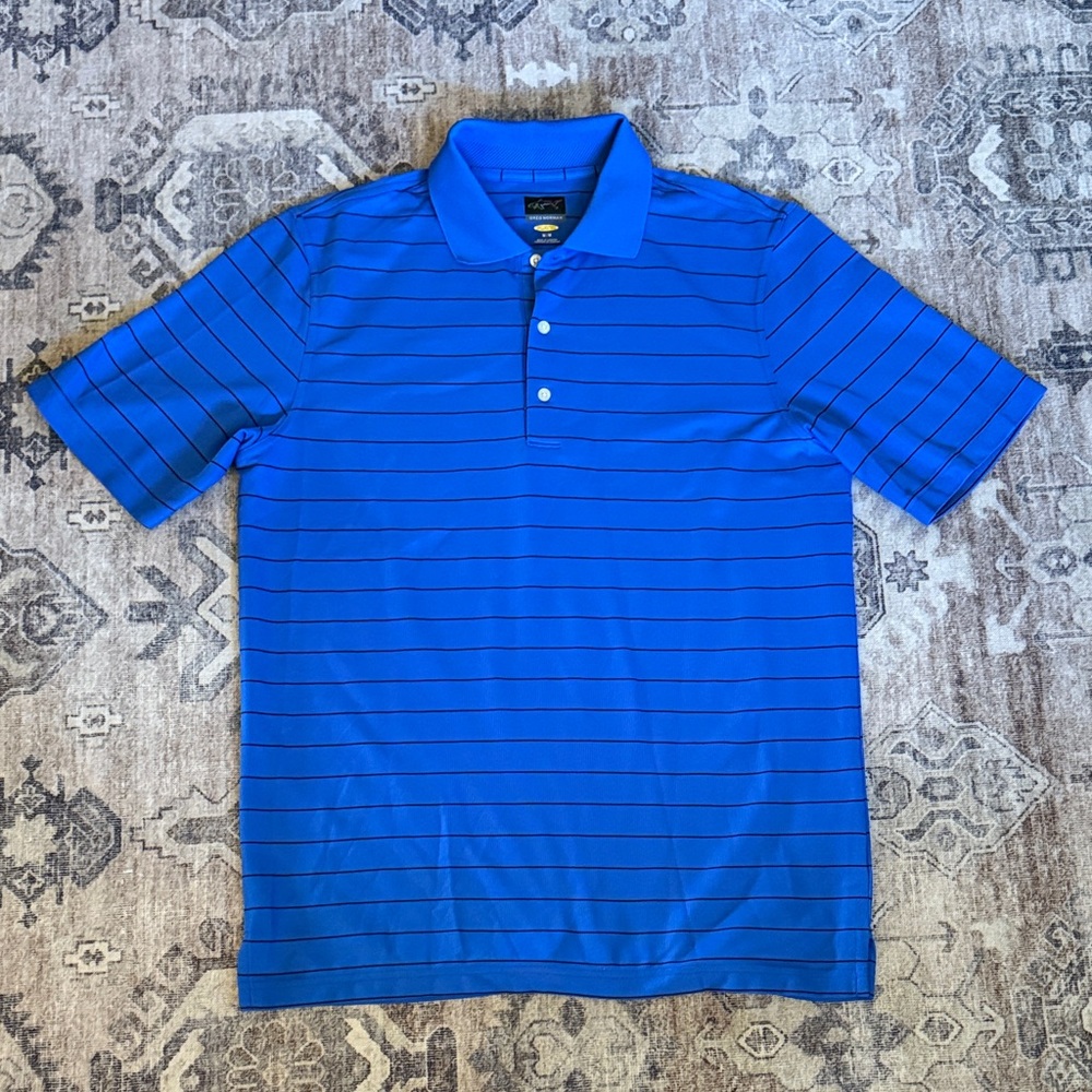 Greg Norman Collection Royal Blue Polo Shirt